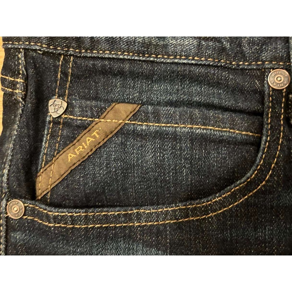 Ariat Legacy M5 Durham Straight Leg Jeans Mens 40x30 Dark Wash Denim 10022784